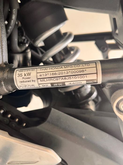 Honda cb650f 2018 A/A2
