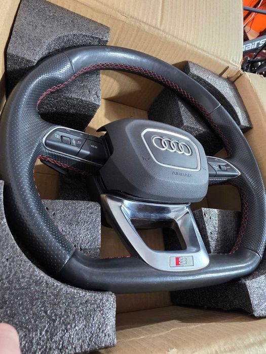 Volan Audi Q5 Q7 Q8 A3 A5 A7 A3 2021 S-Line Original –PADELE, AIRBAG