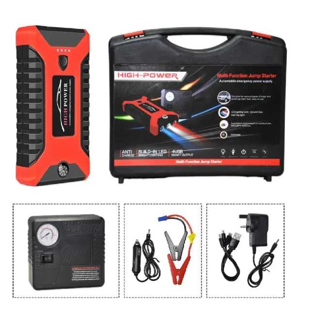 Стартерно устройство High Power Jump starter за кола + компресор