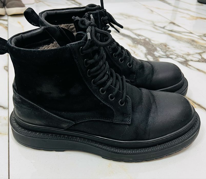 Мужские ботинки кожаные