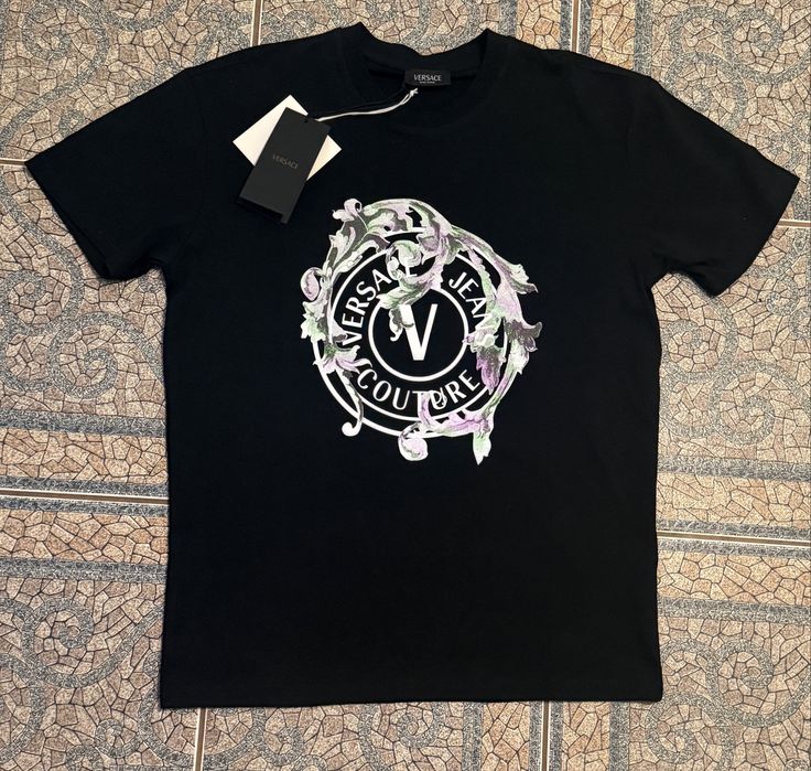Tricou Versace Jeans Couture negru