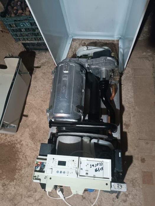 Газовый котел в рабочем состоянии