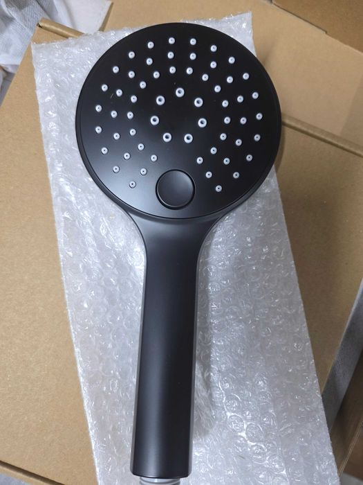 Sistem de duș cu efect de ploaie Görbach fără robinet de duș Economisire apă Negru mat (D25MB)