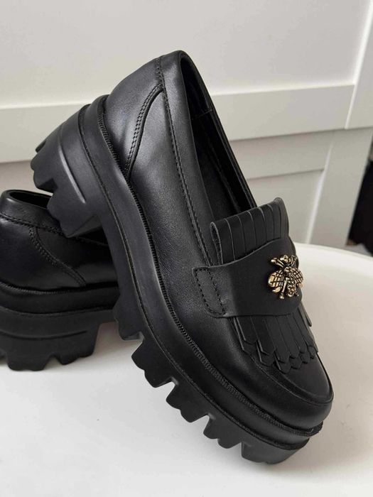 Mocasini dama din piele naturala