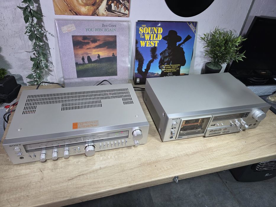 Sistem audio SONY ,receiver str-343L, casetofon deck tc-k71, 3 head
