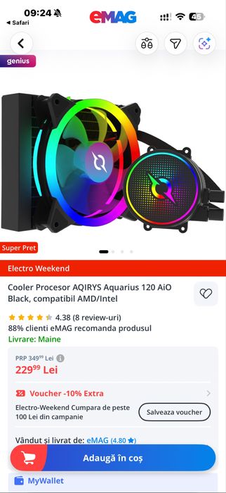 Carcasa AQIRYS Meissa ARGB ,sursa 650w+1080 TI