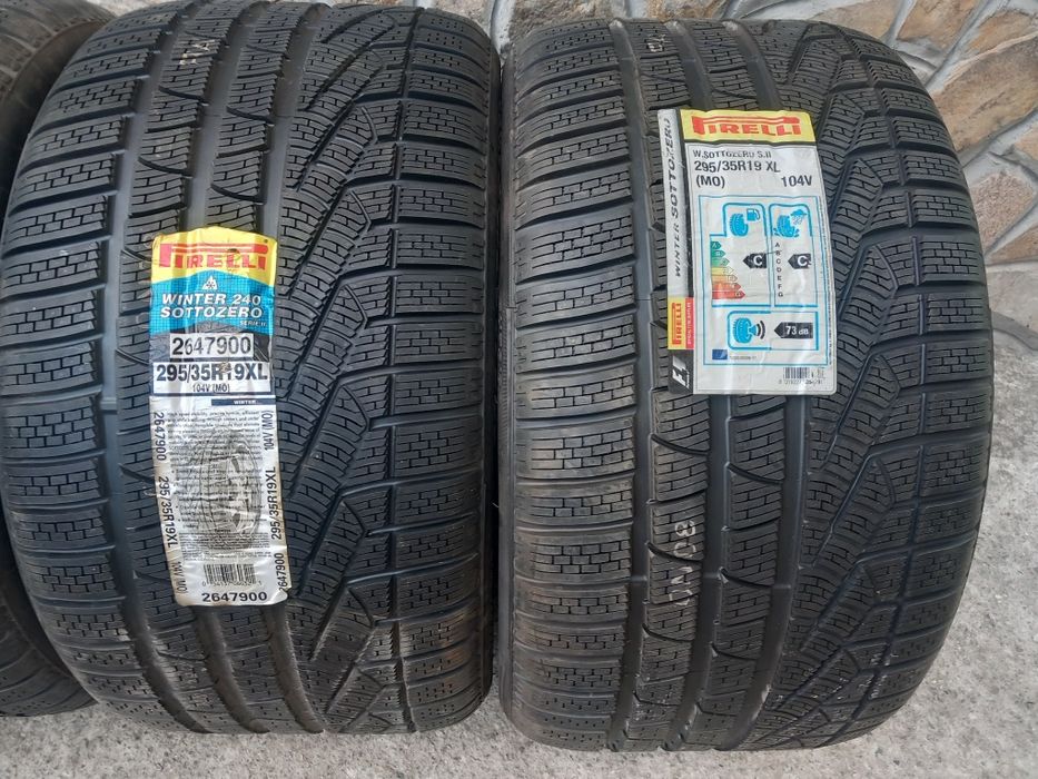 Чисто нови гуми 19цола Pirelli-sottozero-295/35/19.зимни.2016година.