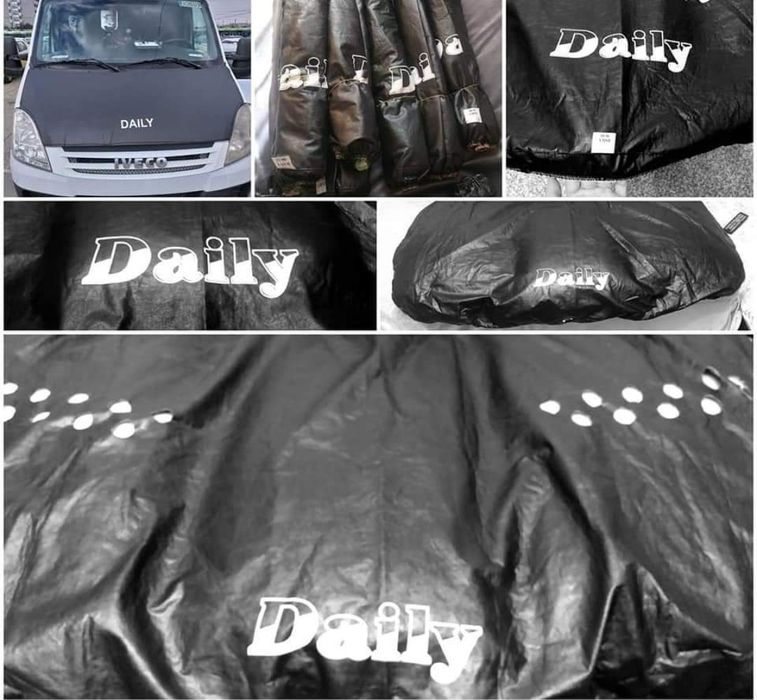Husa capota piele inscriptionata  Iveco Daily 
Pret 120lei