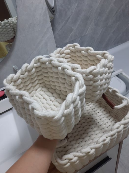 Корзина плетёная 3 шт