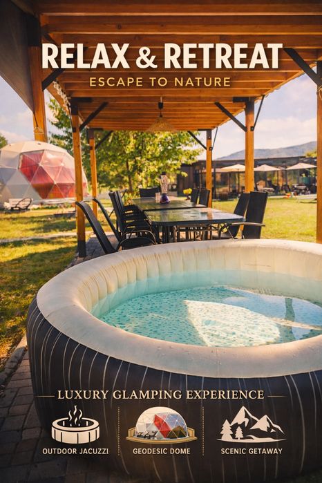 Cazare Paste/ Cabana de inchiriat / Cazare SunGarden Glamping Domes