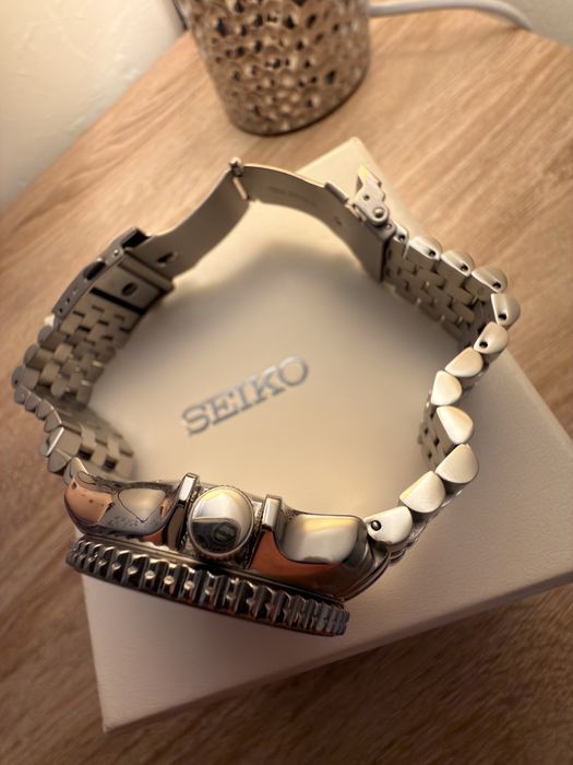 Seiko MOD GMT Automatic „Earth Dial” – custom, NH34, stare foarte bună
