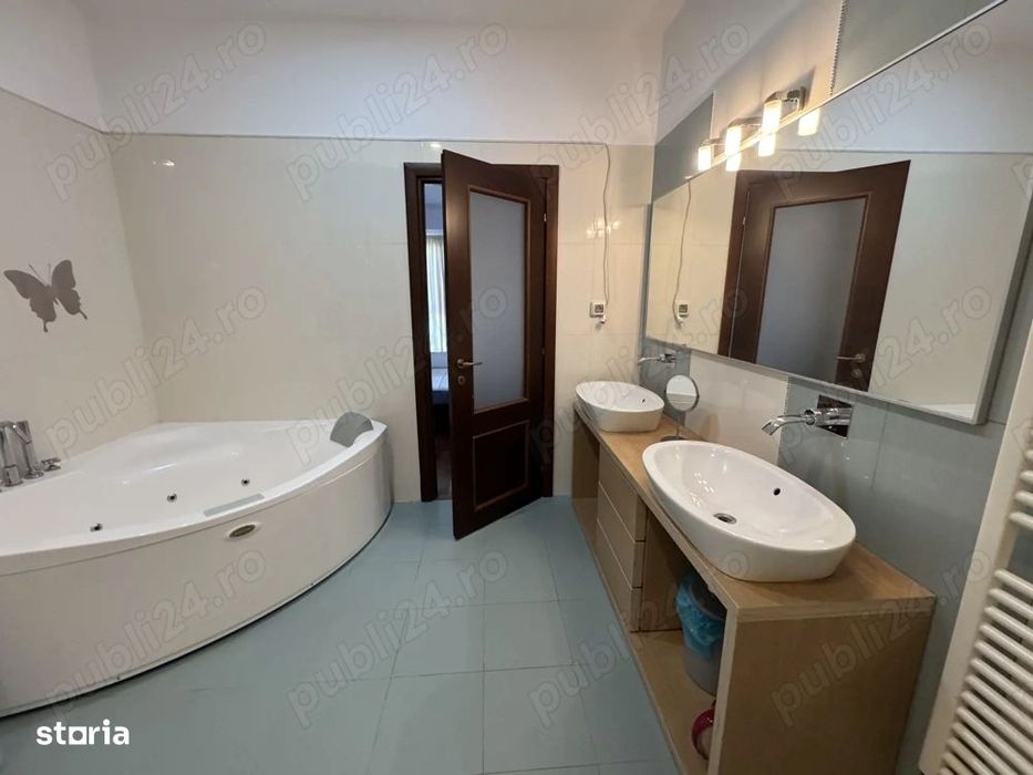 Inchiriez ap. 3 camere, lux, Floreasca - Herastrau, cu loc de parcare