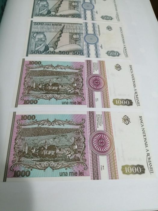 Bancnote vechi românia serii consecutive.