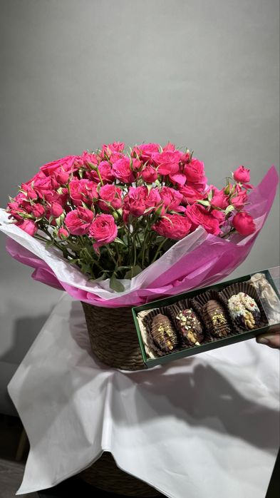 Свежие композиции цветов