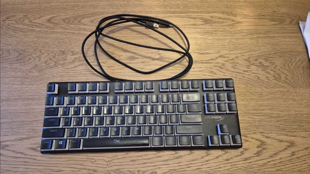 PACHET Tastatura HyperX Alloy Origins Core + Taste HyperX Pudding negre