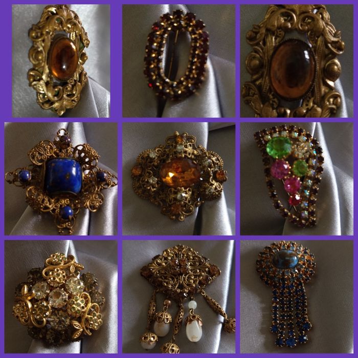 Винтажные чешские, советские броши ,в отличном состоянии