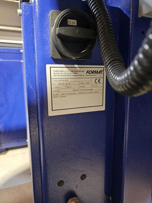 Форматен циркуляр Format 4 Kappa 400 x-motion (2018) – 3700 мм карета