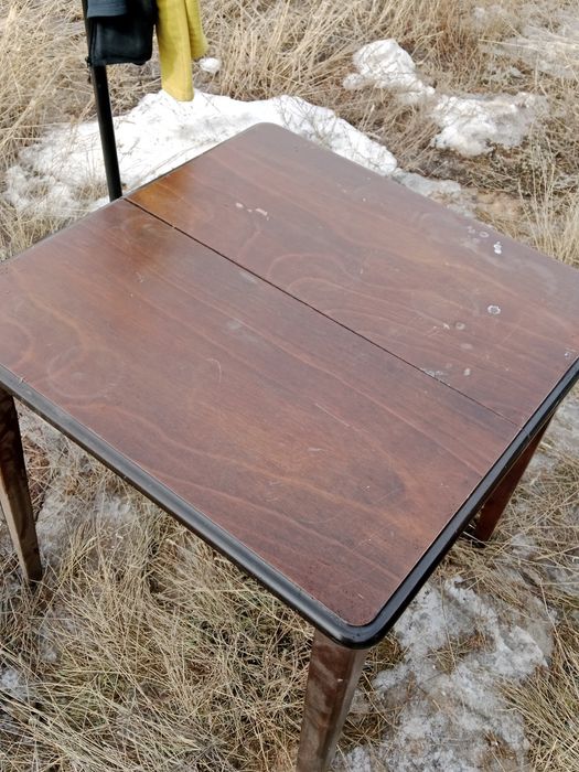 Стол диван деревянный