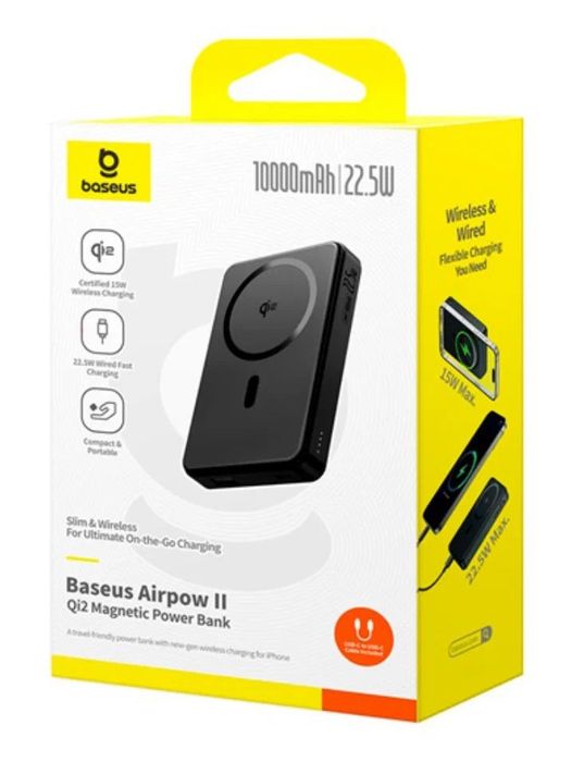 Baseus airpow ll Qi2 magnetic power bank