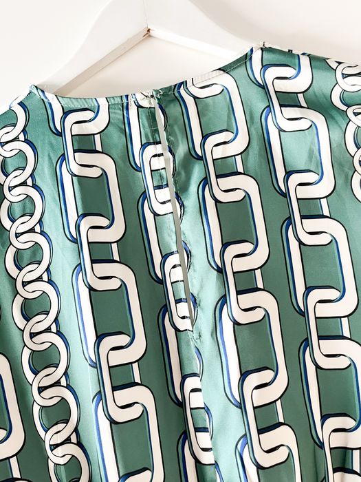 Rochie scurtă cu imprimeu geometric, mărimea M - Zara