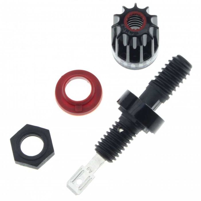 Terminale boxe conectori banana argint WBT-0708Ag - 4 bucati