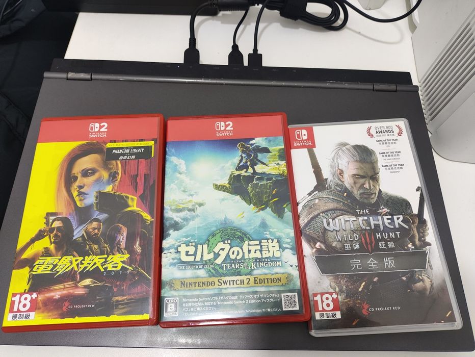 Продам игры Nintendo Switch: Zelda, Witcher 3, Cyberpunk