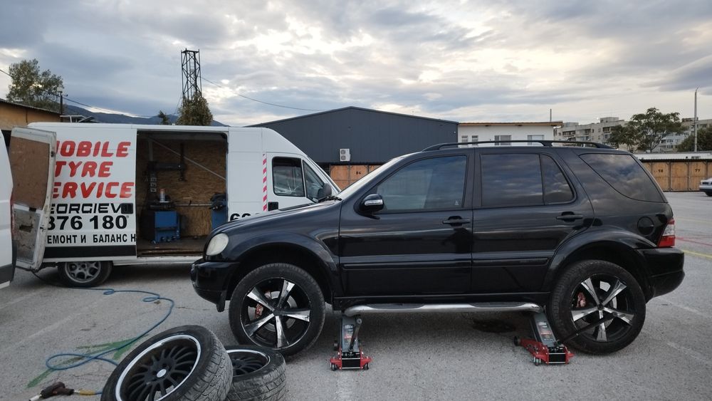 Мобилен сервиз за гуми на място