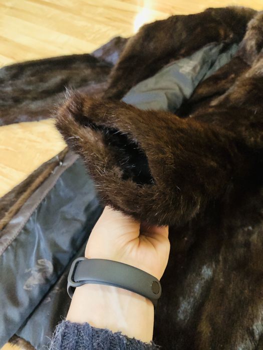 Палто естествен косъм