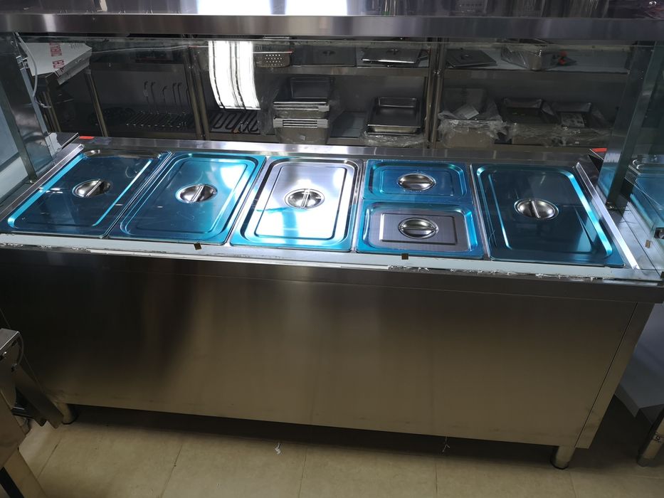 Топла витрина 3 модела Бен Мари с водна баня !!! Чисто нови!!!