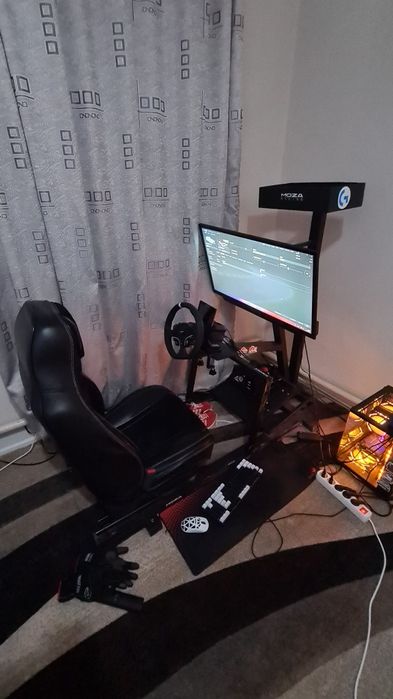 Кокпит, moza r3, simsonn plus x