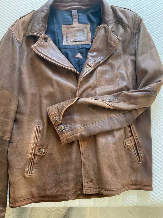 Куртка кожаная натуральная мужская.