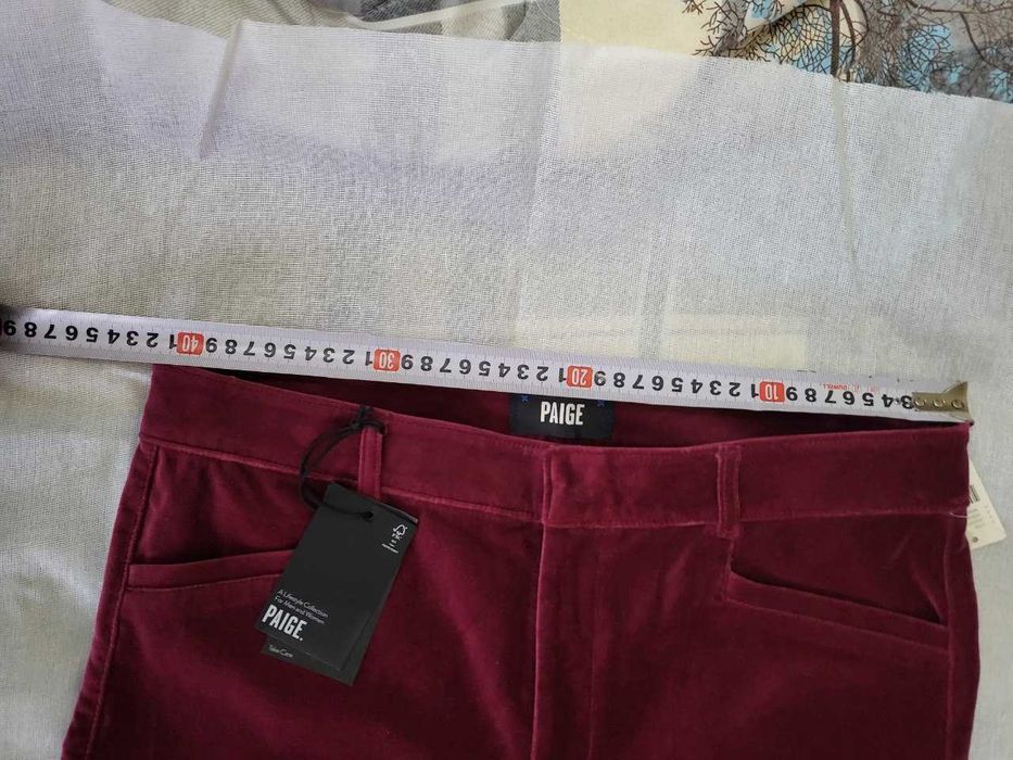 Женские брюки клеш Paige велюр