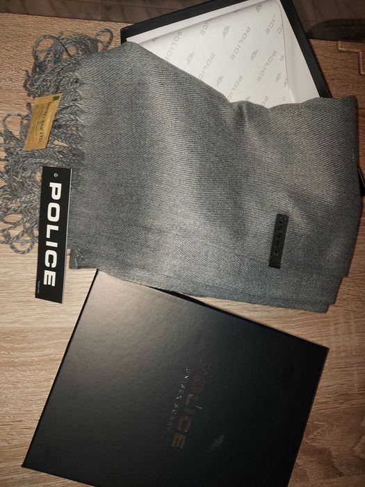 Шал POLICE от Кашмир унисекс