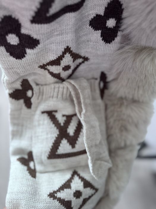Cardigan cu blana naturala Louis Vuitton