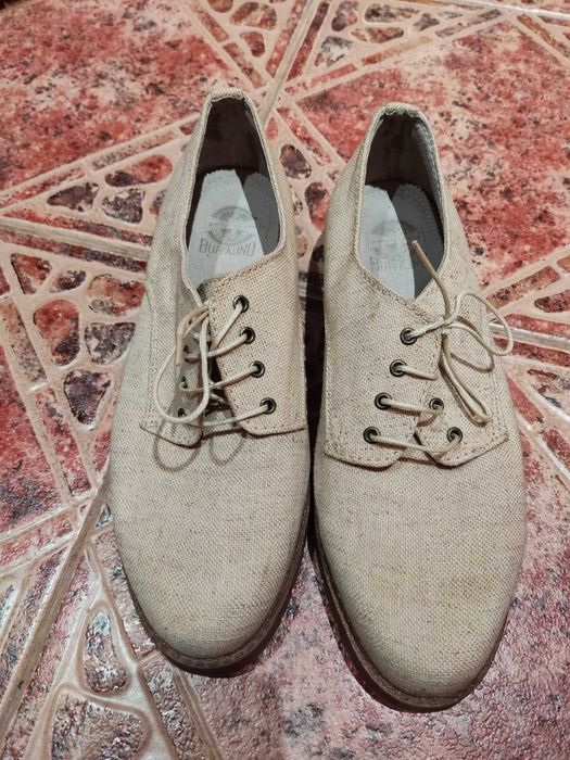 Мъжки официални бежави обувки - Buffalino