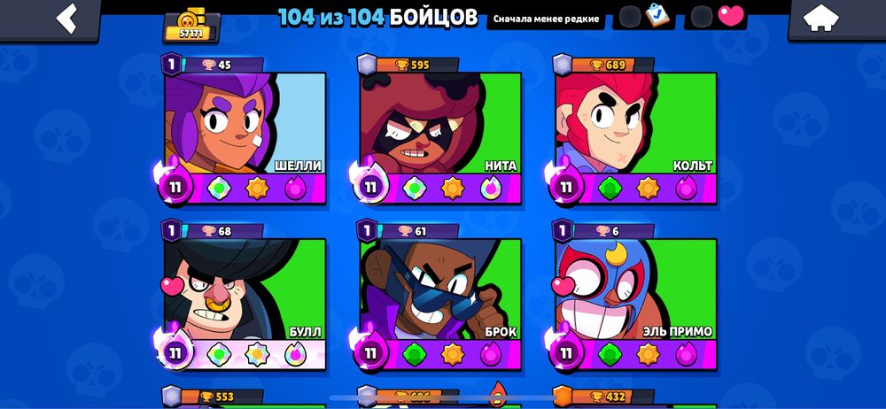 Аккаунт в Brawl Stars