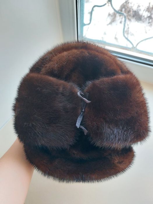 Мужская норковая шапка