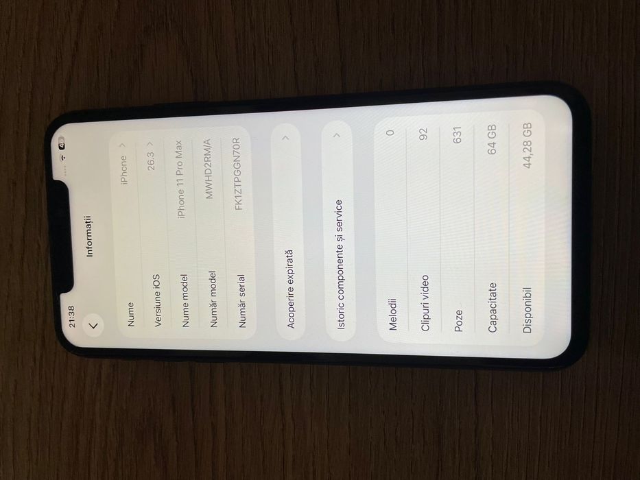 Iphone 11 pro max 64 GB
