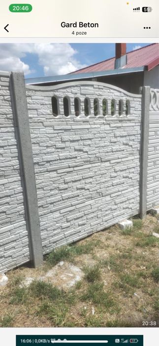Garduri beton (placi)