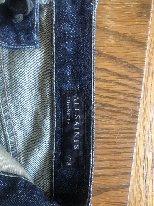 ALL SAINTS  MODEL CIGARETTE .Blugi barbatesti   W28