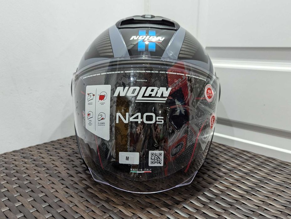 Casca moto chopper /scooter Nolan N40-5, marime M -open face, ochelari