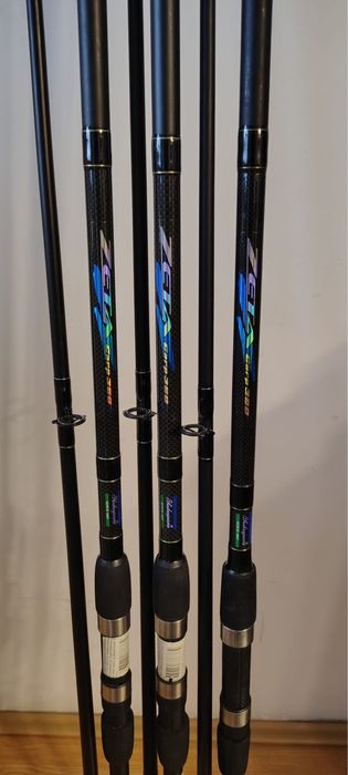 Vând 3 lansete Shakespeare Zeta Carp 3.60m, 2.5 lb – stare foarte bună