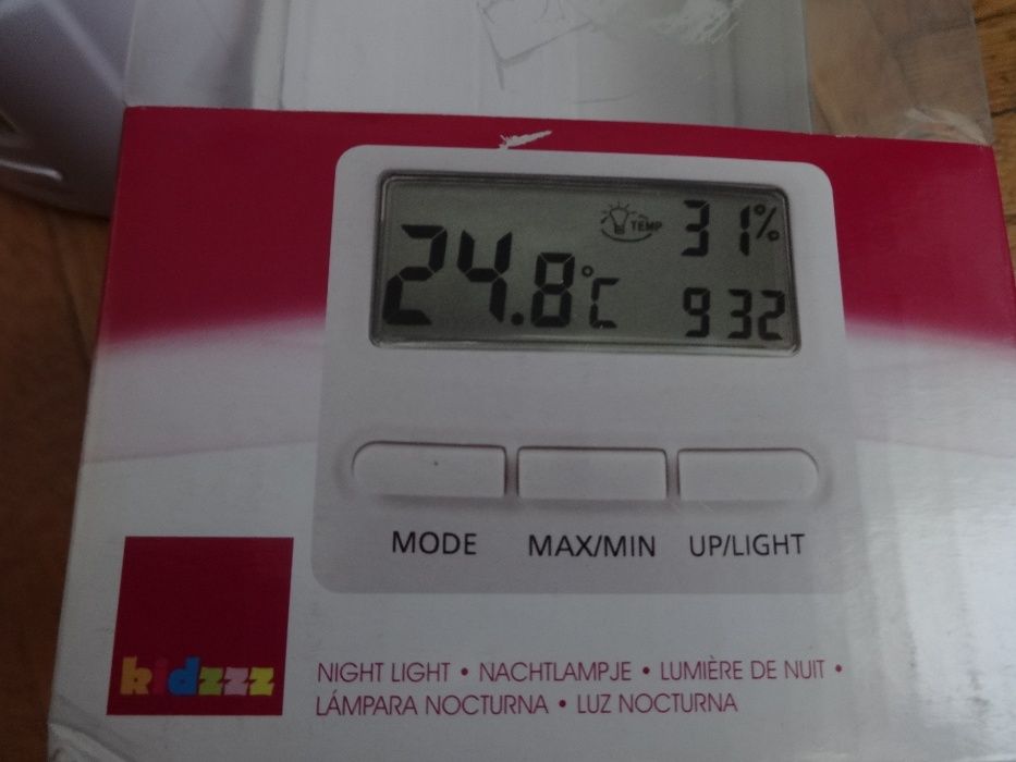 -40 % Reducere,TOPCOM KL4330,Lampa LED+Ceas+Termometru+Alarma,pt.Copii