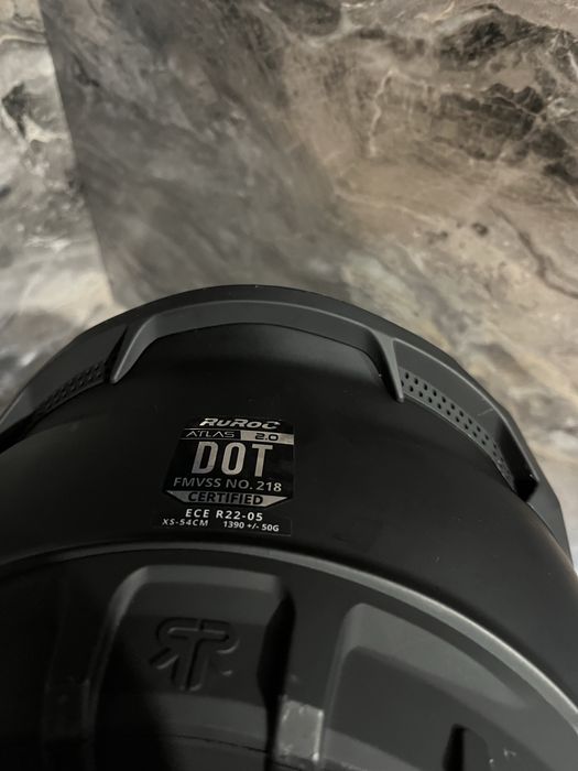 Ruroc Atlas Black Matt XS-S каска за мотор