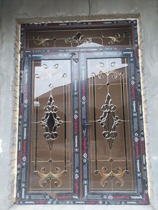 Акфа алимин пластик ешик ром йасап установка  киламиз