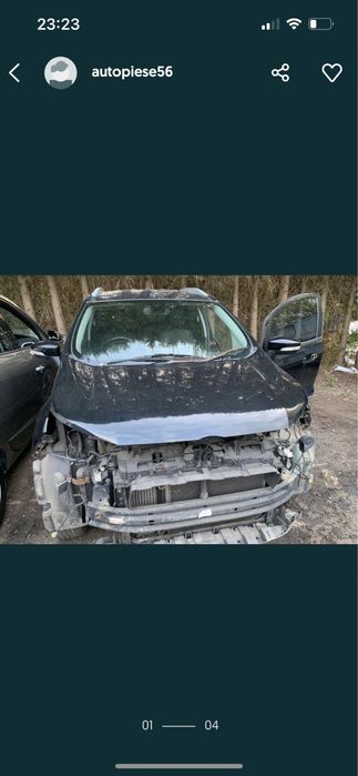 Ford ecosport 2015 motor 1.0 ecoboost bara fata capota dezmembrari