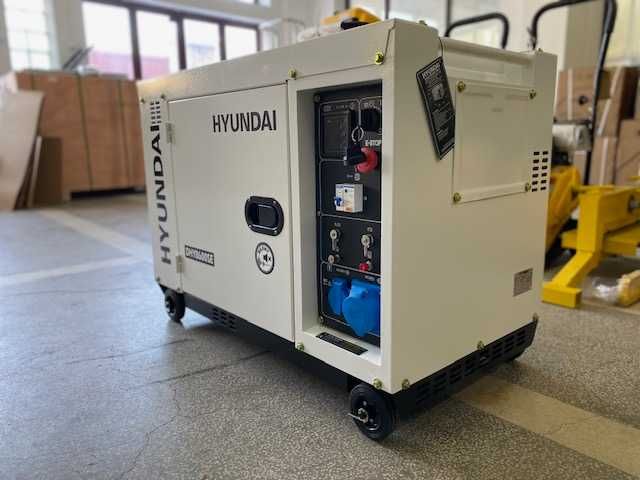 Generator Curent Monofazat Diesel Hyundai DHY-8600SE Putere Max 6.5kVA