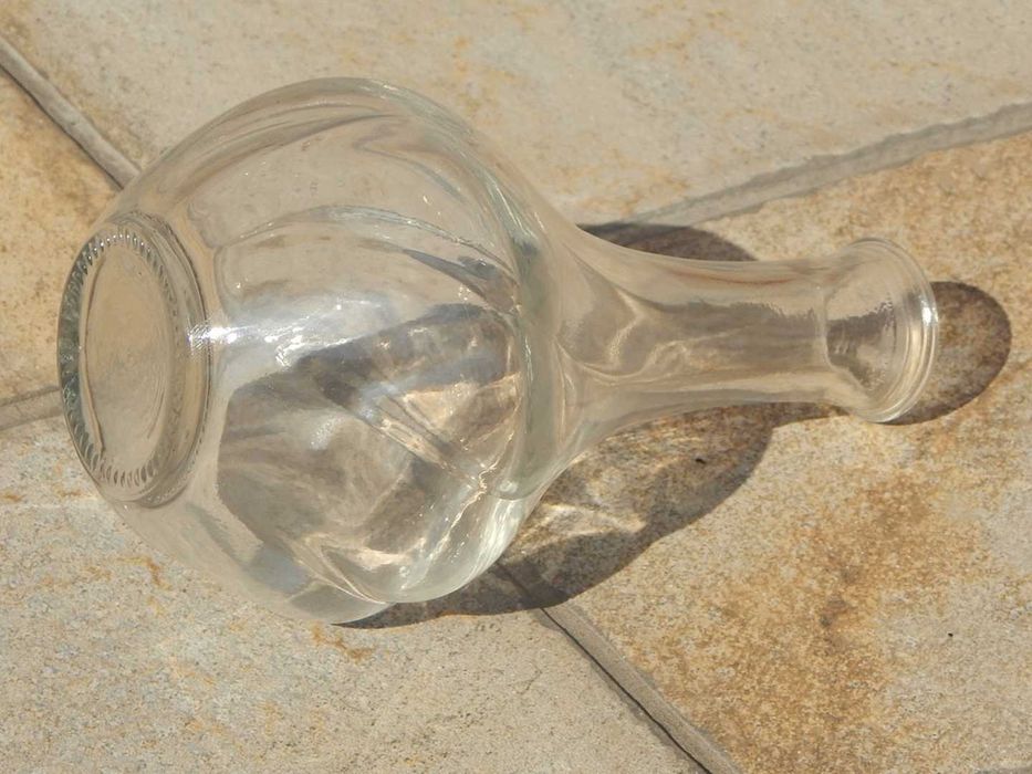 Vaza de sticla (recipient) IKEA cu gat lung 17 cm