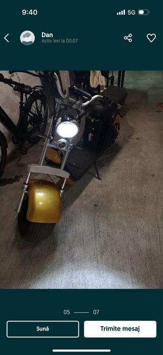 Scuter electric moped