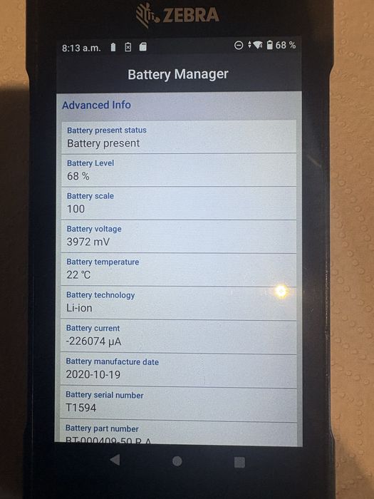 Scanner Zebra TC26 slim
